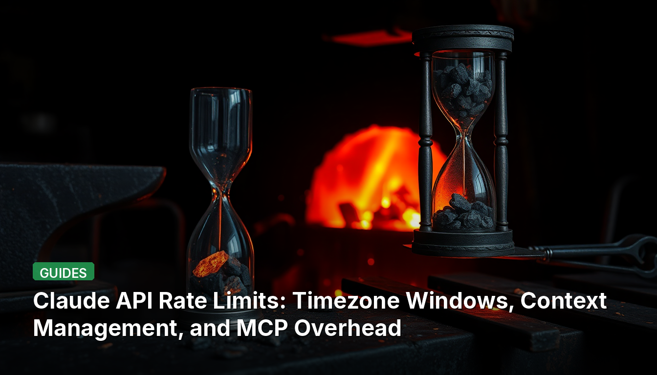 Claude API-Ratenlimits: Zeitzonenfenster, Kontextverwaltung und MCP-Overhead