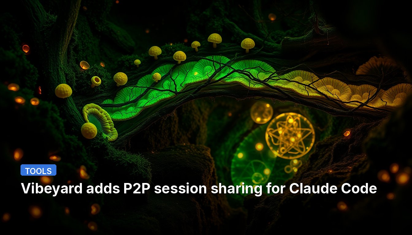 Vibeyard ajoute le partage de session P2P pour Claude Code