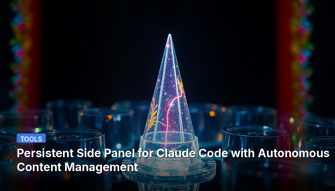 Claude Code用の永続的サイドパネルと自律的なコンテンツ管理
