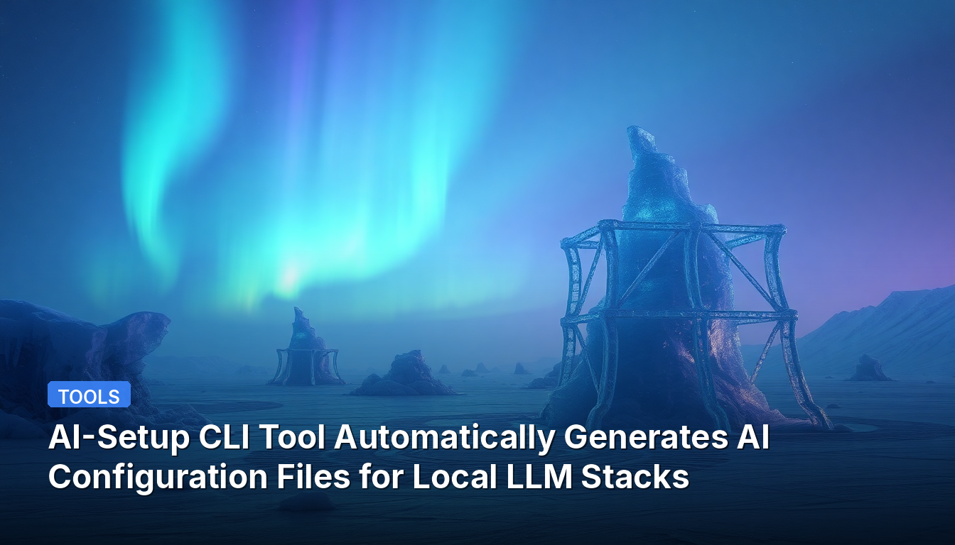 AI-Setup CLIツールは、ローカルLLMスタック用のAI設定ファイルを自動生成します。