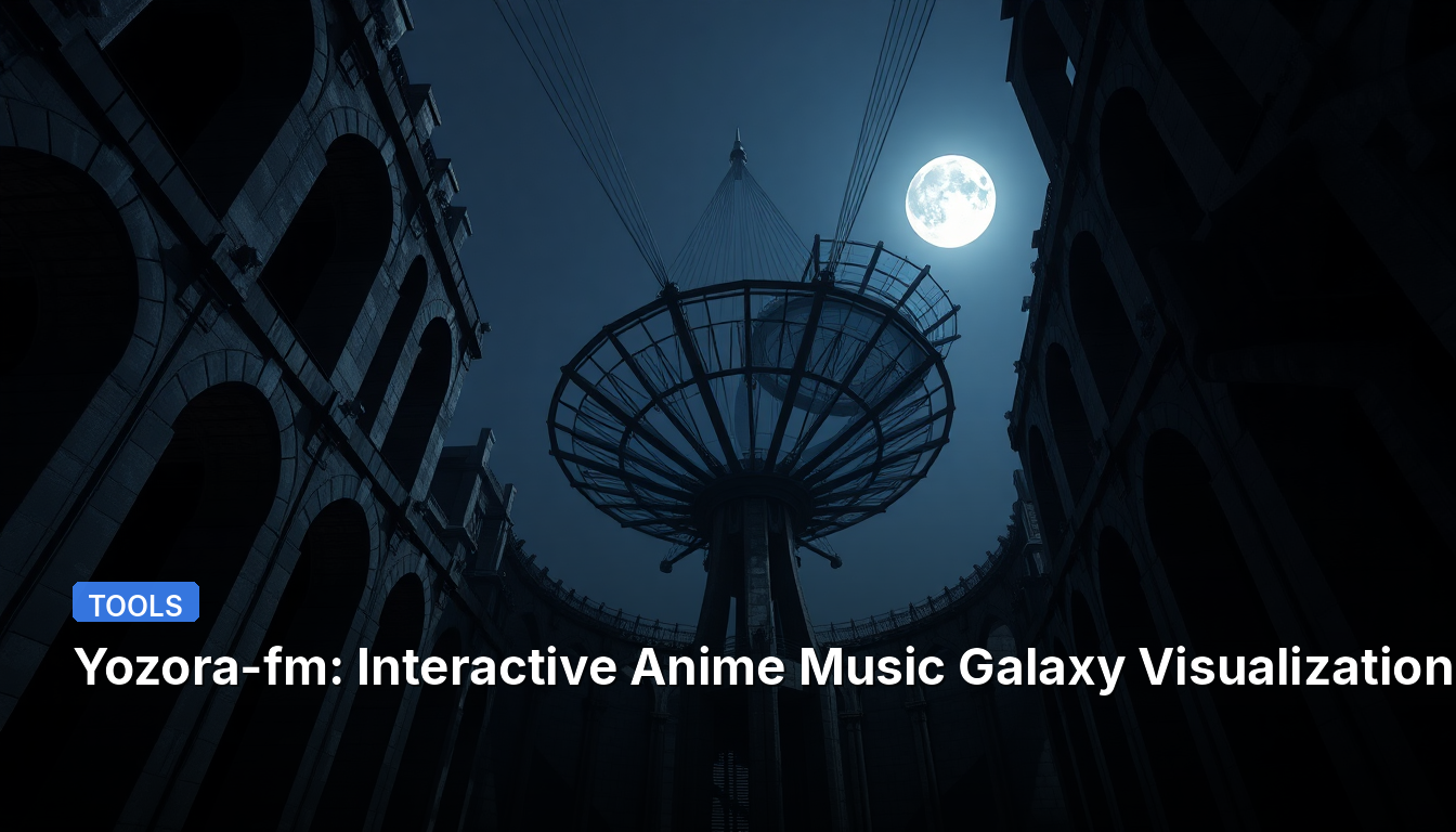 Yozora-fm : Visualisation Galactique Interactive de Musique d'Anime