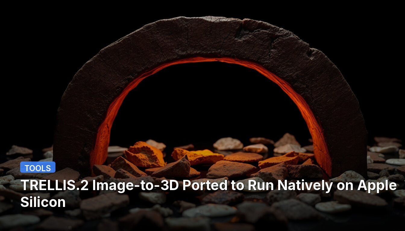 TRELLIS.2 Image-to-3D Portado para Ejecutarse de Forma Nativa en Apple Silicon