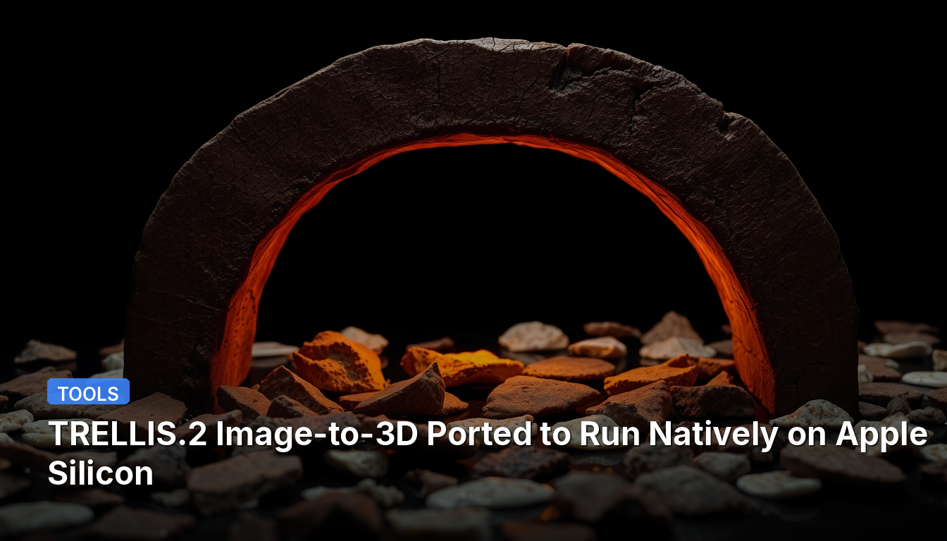 TRELLIS.2 Image-to-3D Portado para Ejecutarse de Forma Nativa en Apple Silicon