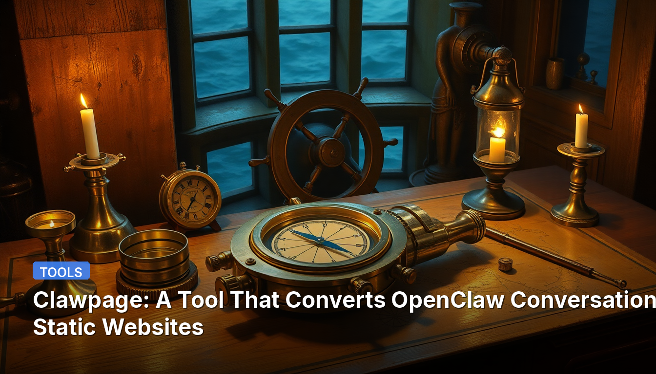 Clawpage: OpenClaw 대화를 정적 웹사이트로 변환하는 도구