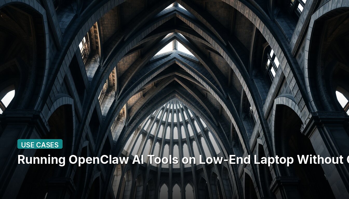 Exécuter les outils d'IA OpenClaw sur un ordinateur portable bas de gamme sans GPU