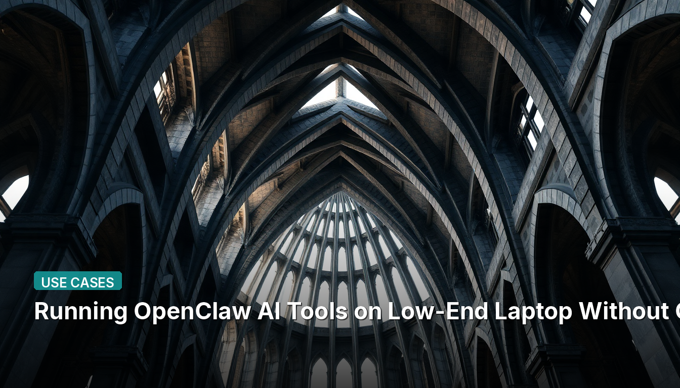 GPU 없이 저사양 노트북에서 OpenClaw AI 도구 실행하기