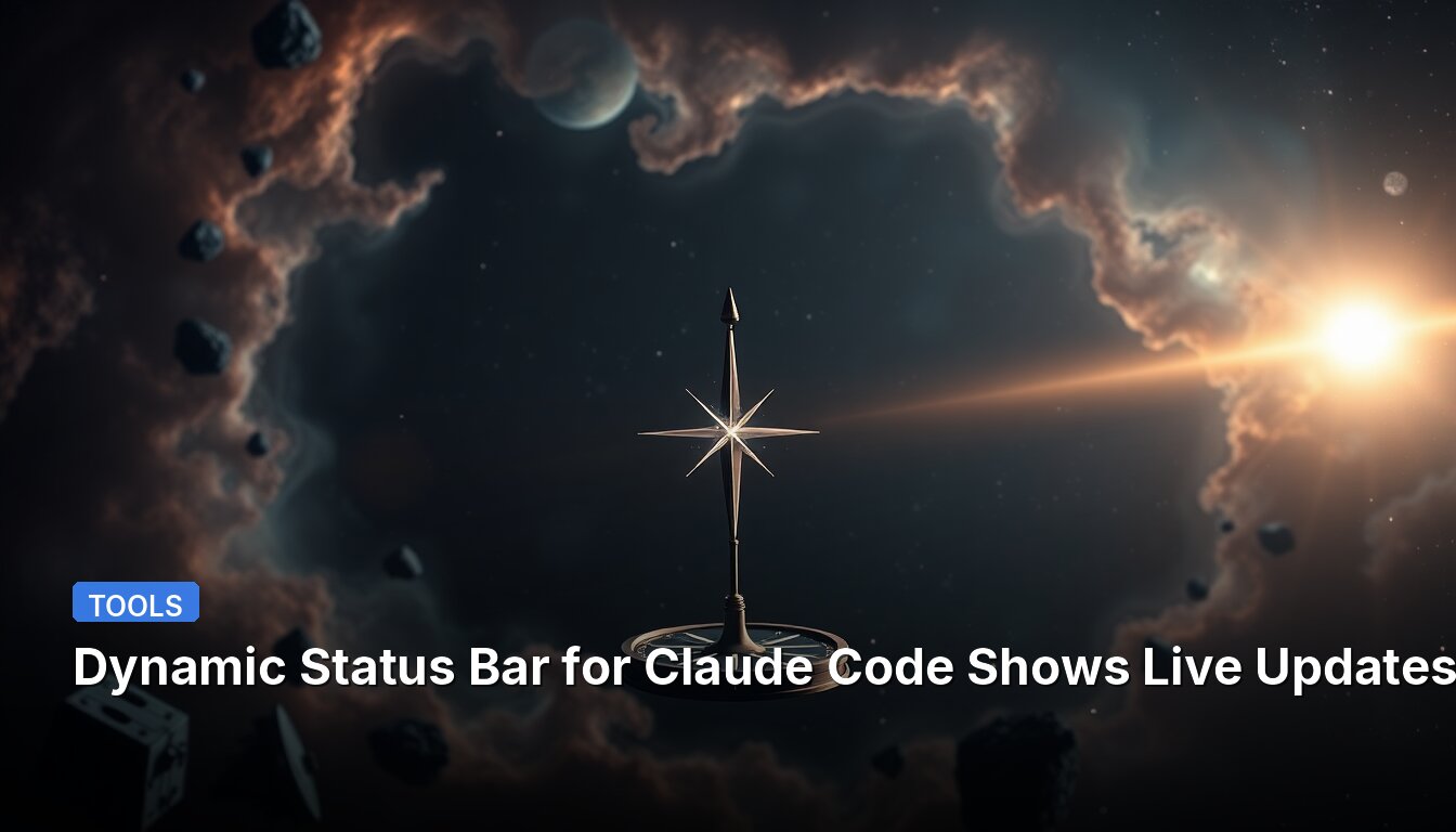 Claude 코드용 동적 상태 표시줄, 실시간 업데이트 표시