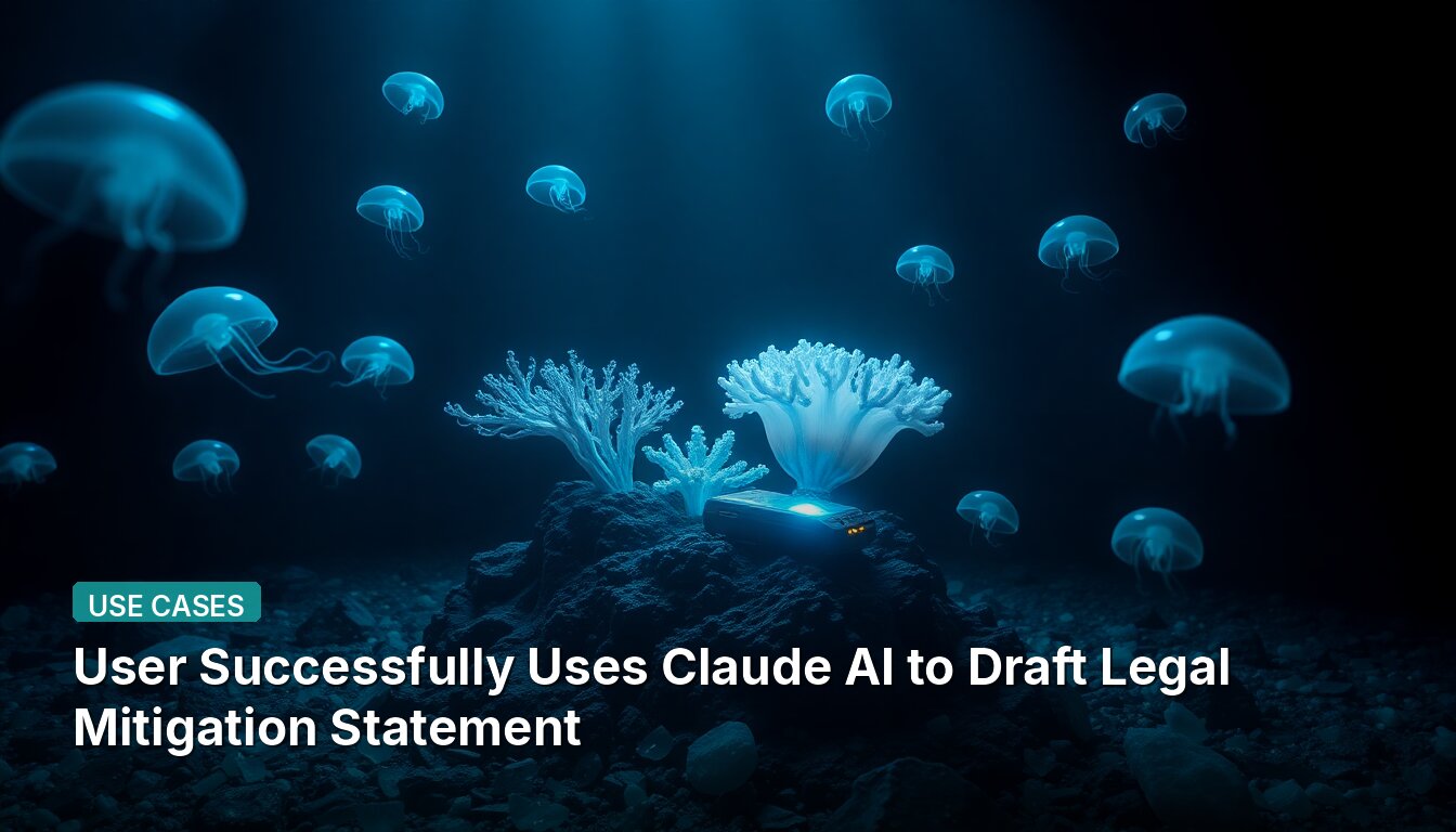 User Successfully Uses Claude AI to Draft Legal Mitigation Statement