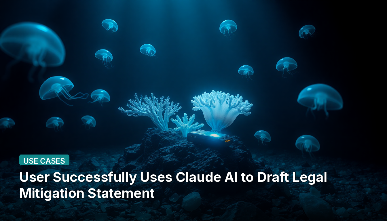 Usuário Usa com Sucesso a Claude AI para Redigir Declaração de Mitigação Legal