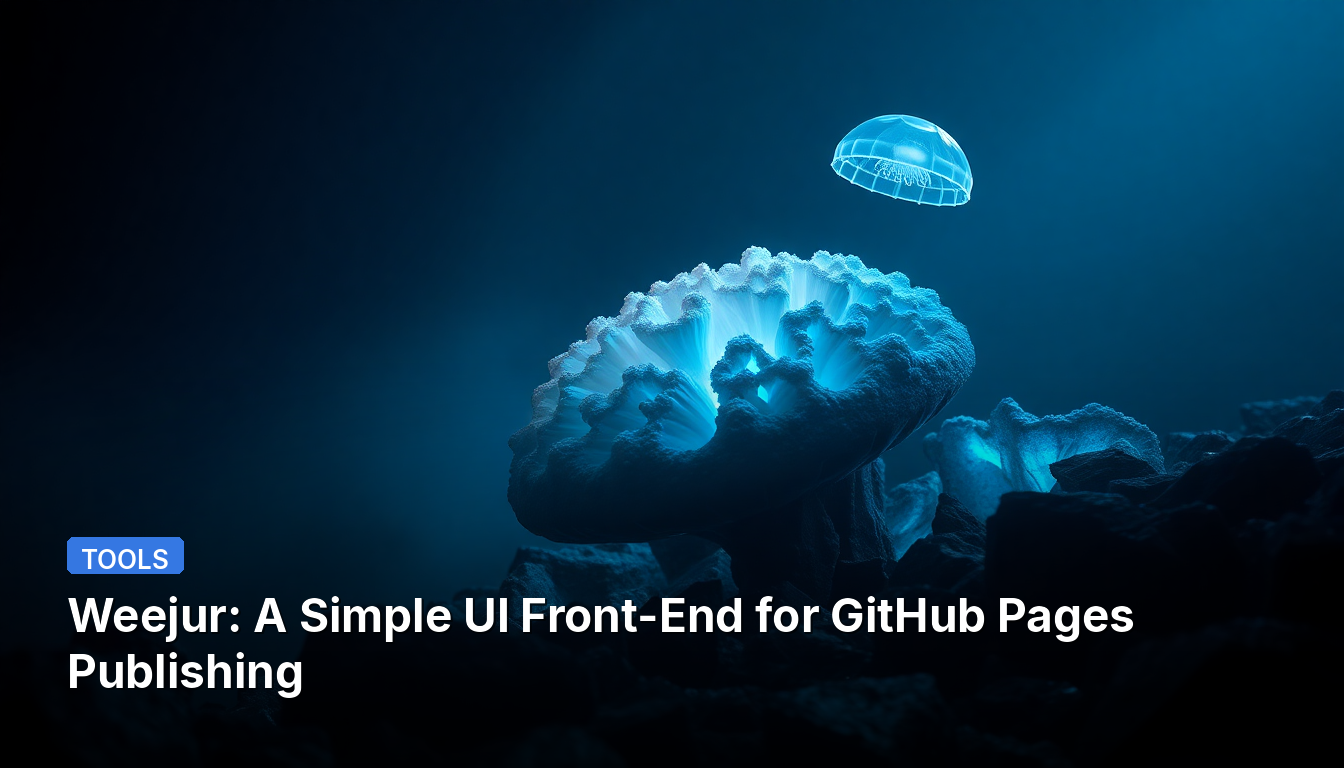 Weejur: GitHub Pages公開のためのシンプルなUIフロントエンド