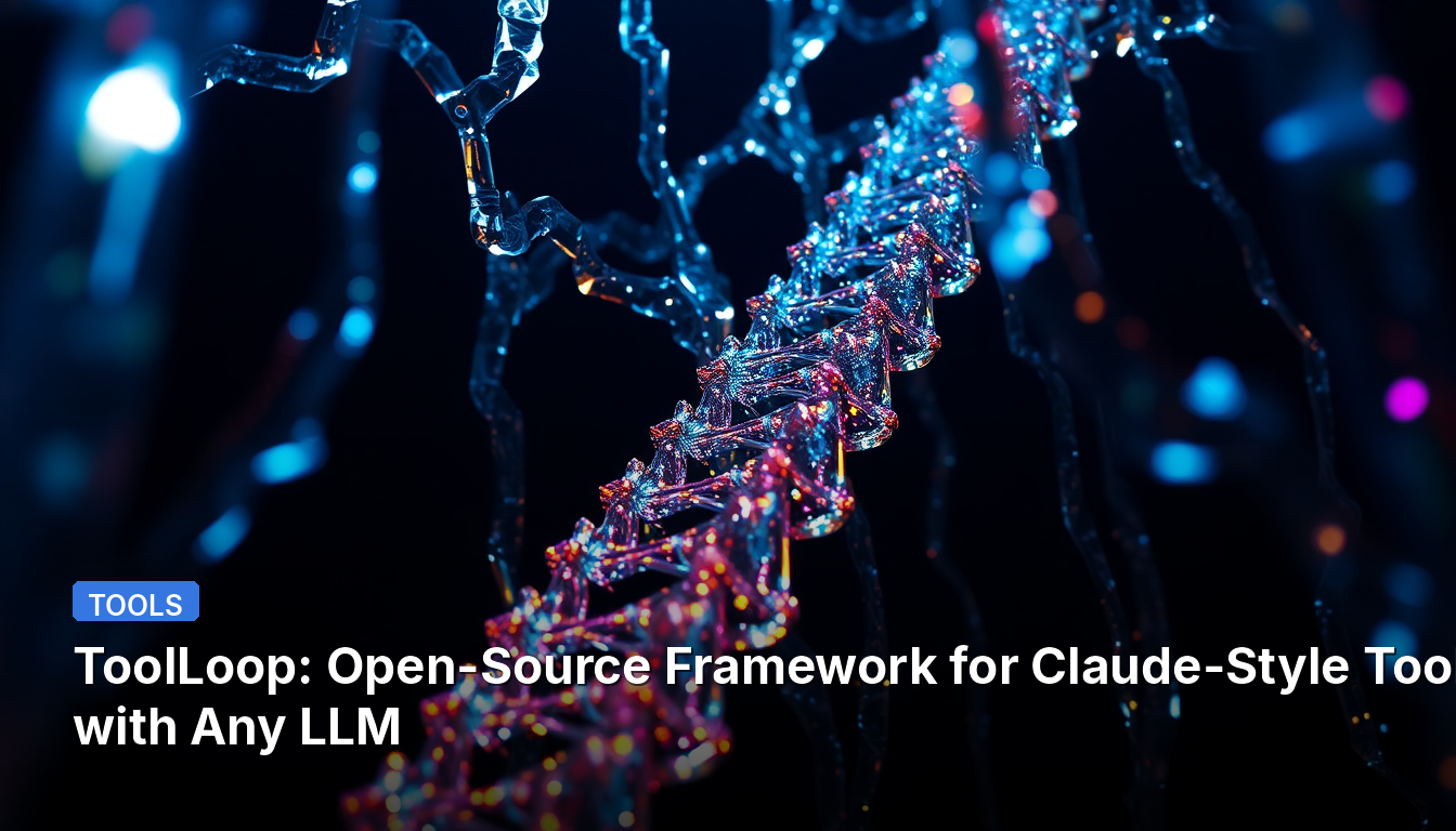 ToolLoop: 任意のLLMでClaudeスタイルのツールを利用するためのオープンソースフレームワーク