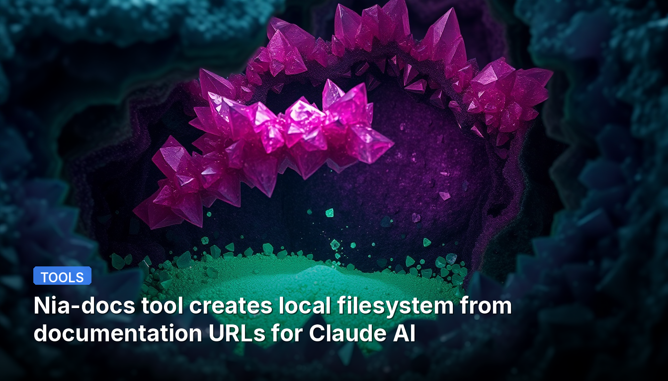 Das Nia-docs-Tool erstellt ein lokales Dateisystem aus Dokumentations-URLs für Claude AI.