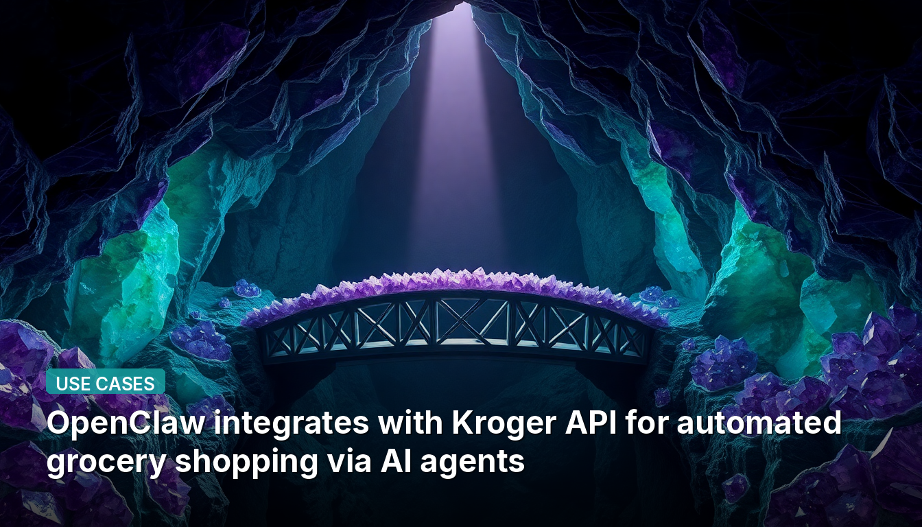 OpenClaw se integra con la API de Kroger para compras de comestibles automatizadas mediante agentes de IA.