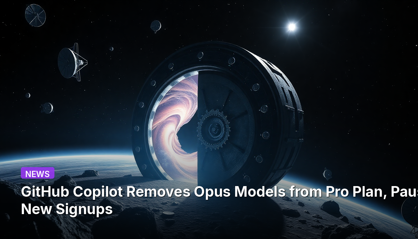 GitHub Copilot Remove Modelos Opus do Plano Pro, Pausa Novas Inscrições