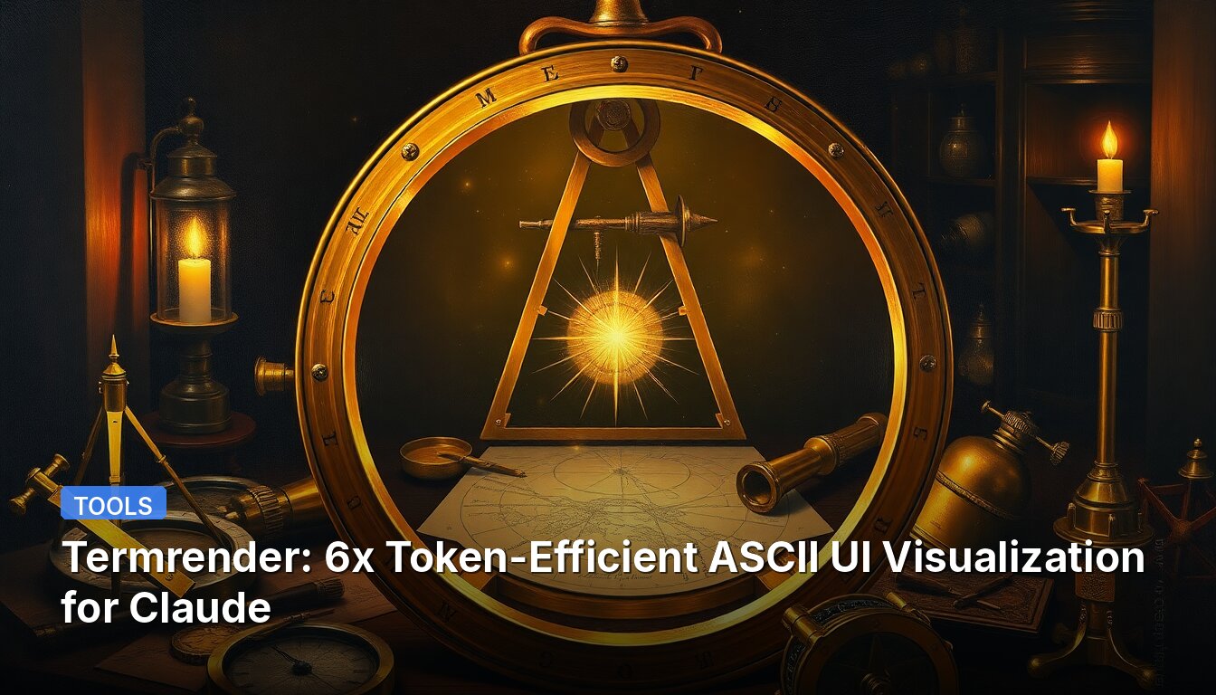 Termrender: 6x Token-Efficient ASCII UI Visualization for Claude