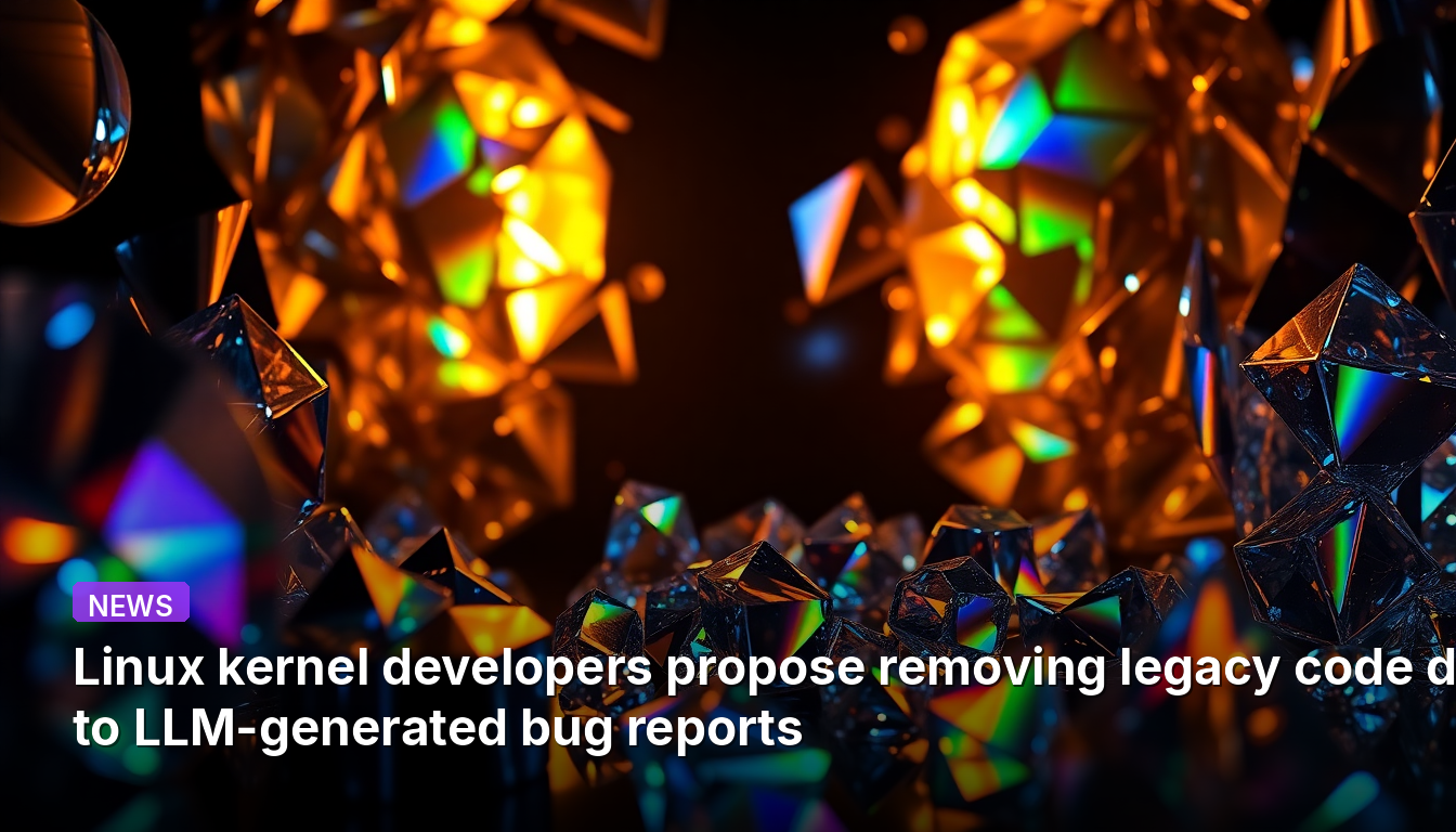 Desenvolvedores do kernel Linux propõem remover código legado devido a relatórios de bugs gerados por LLM