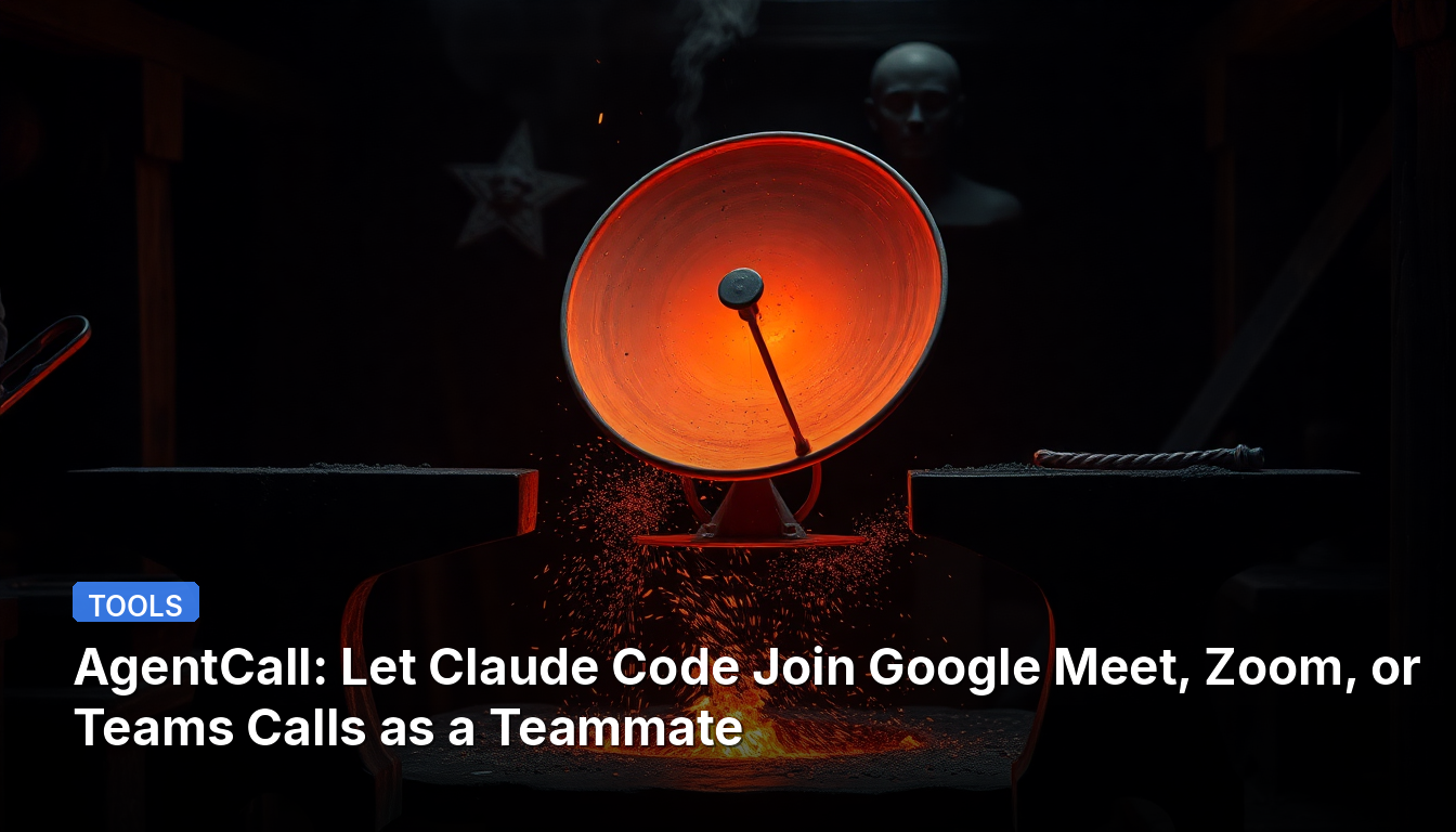 エージェントコール：Claude CodeをGoogle Meet、Zoom、またはTeamsの通話にチームメイトとして参加させよう