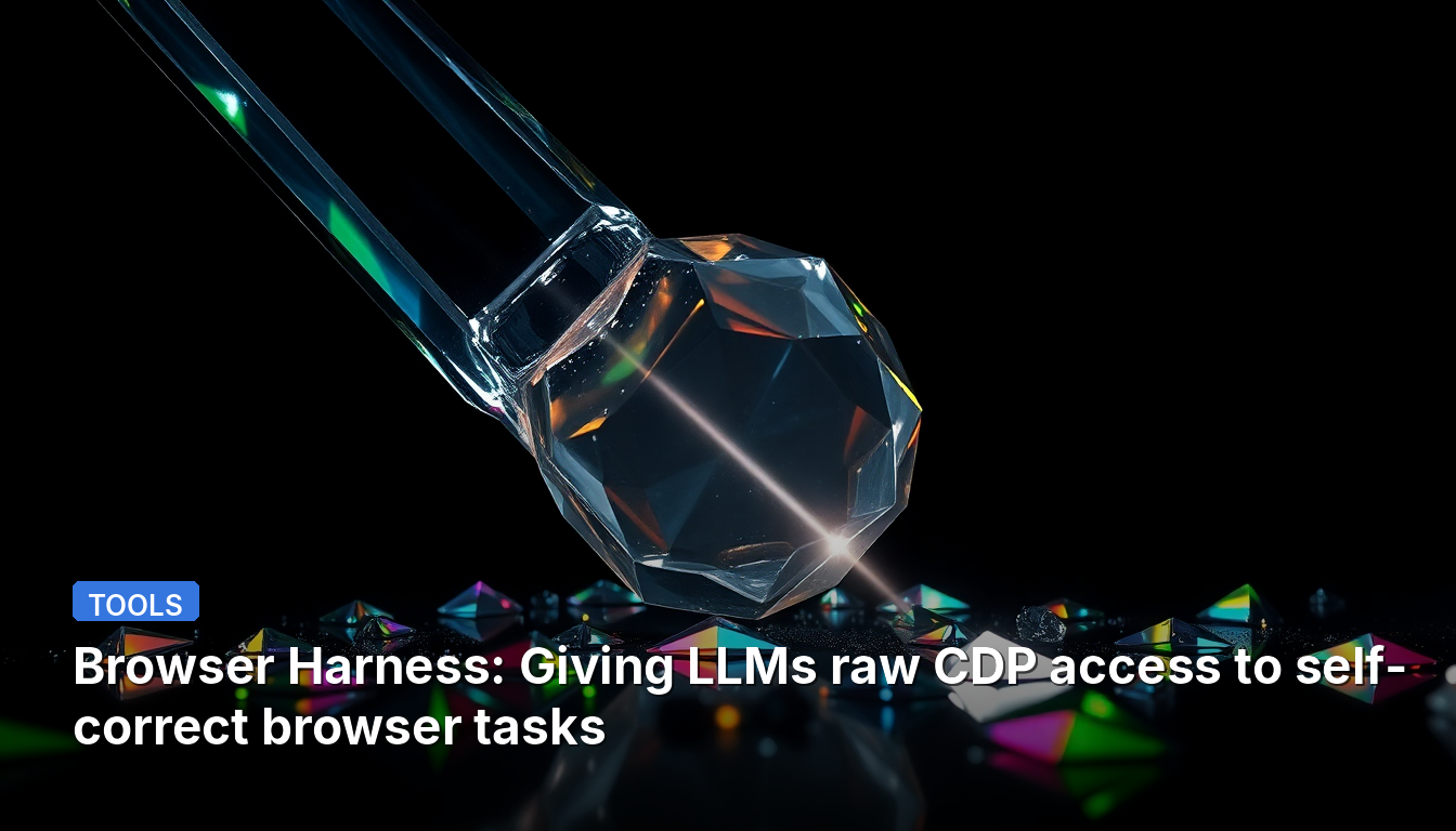 브라우저 하네스: LLM에 CDP 직접 접근 권한을 부여하여 브라우저 작업 자체 수정