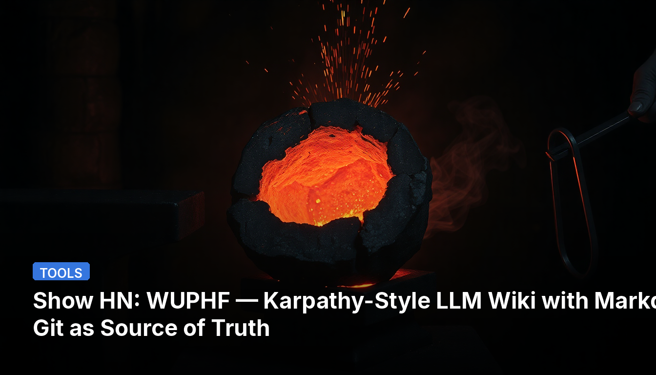 Show HN: WUPHF — 진실의 원천으로 마크다운 + 깃을 사용하는 카파시 스타일 LLM 위키
