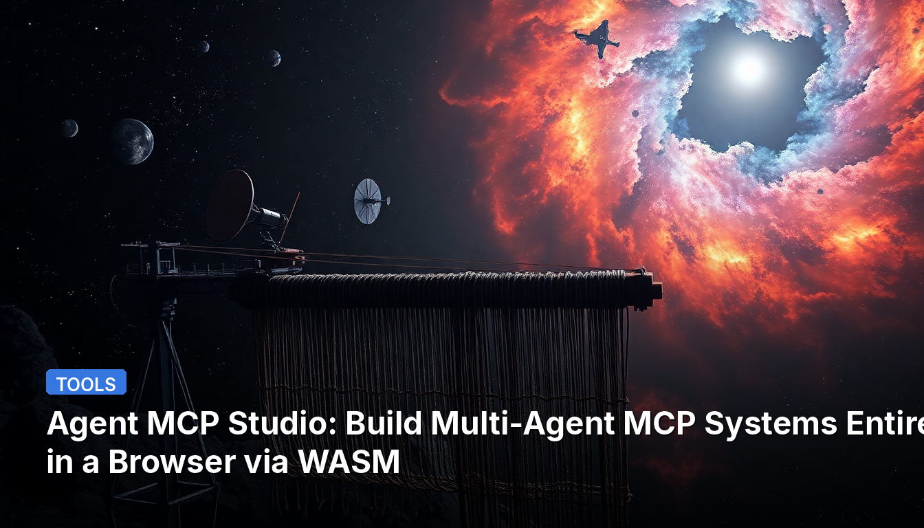 Agent MCP Studio: Crie sistemas MCP multiagentes inteiramente em um navegador via WASM