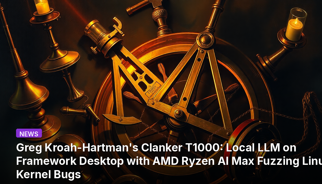 그렉 크로아-하트먼의 클랭커 T1000: AMD 라이젠 AI 맥스가 탑재된 프레임워크 데스크탑에서 로컬 LLM으로 리눅스 커널 버그 퍼징하기