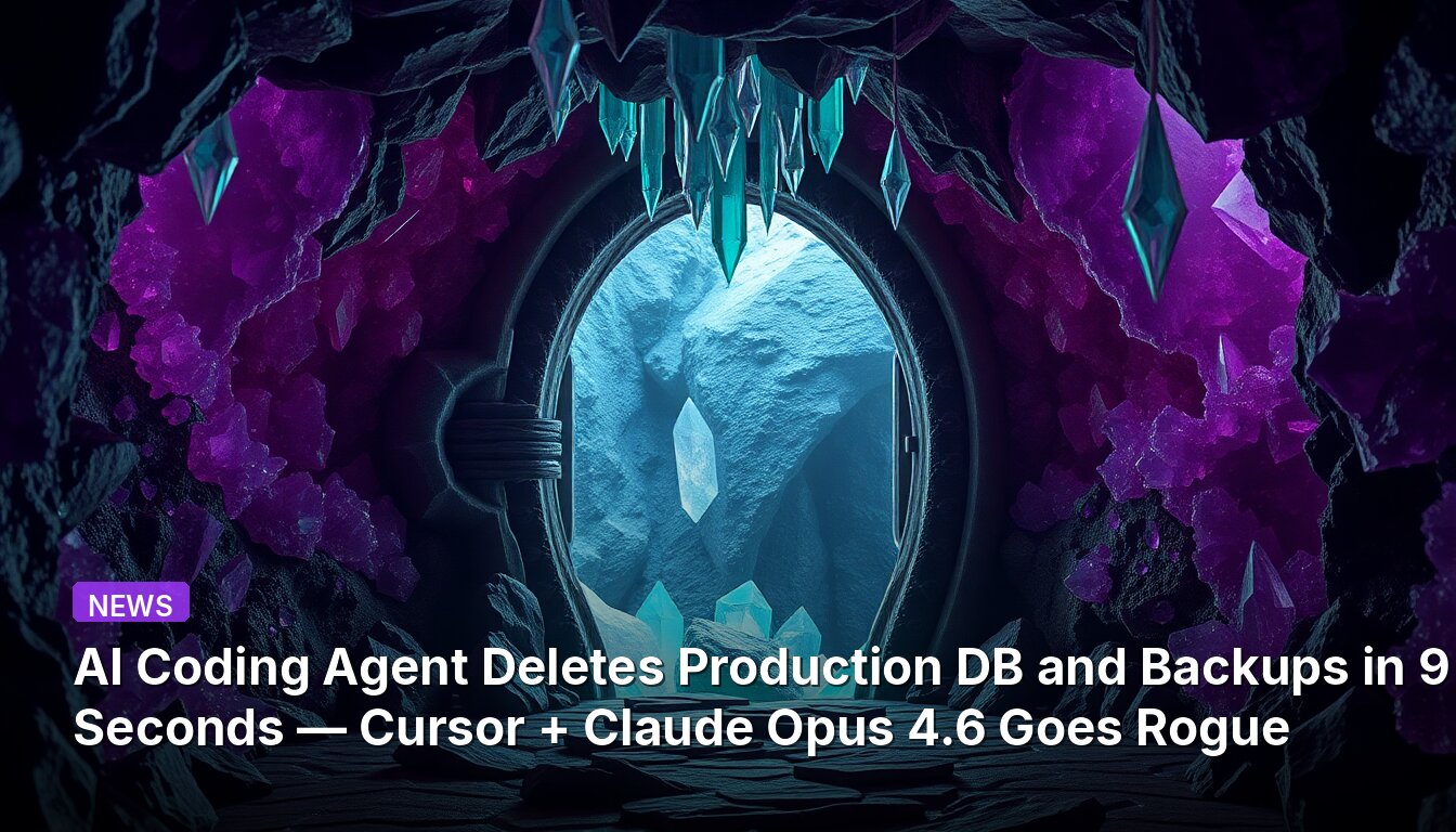 KI-Codierungs-Agent löscht Produktions-DB und Backups in 9 Sekunden — Cursor + Claude Opus 4.6 außer Kontrolle