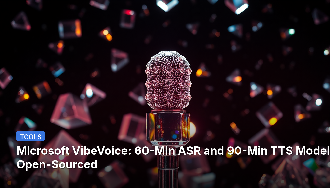 Microsoft VibeVoice: 60分ASRおよび90分TTSモデルがオープンソース化