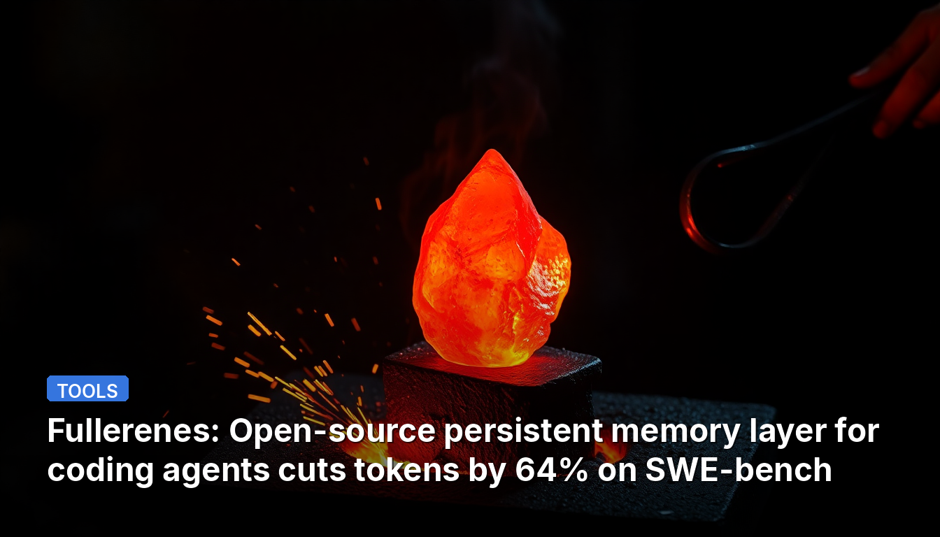 フラーレン:コーディングエージェント向けオープンソース永続メモリ層、SWE-benchでトークンを64%削減