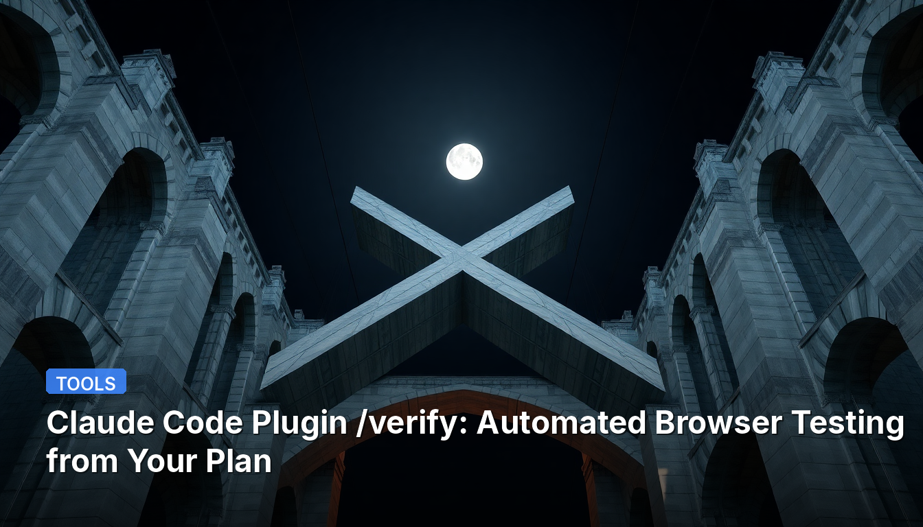Claude Code プラグイン /verify: 計画から自動ブラウザテストを実行
