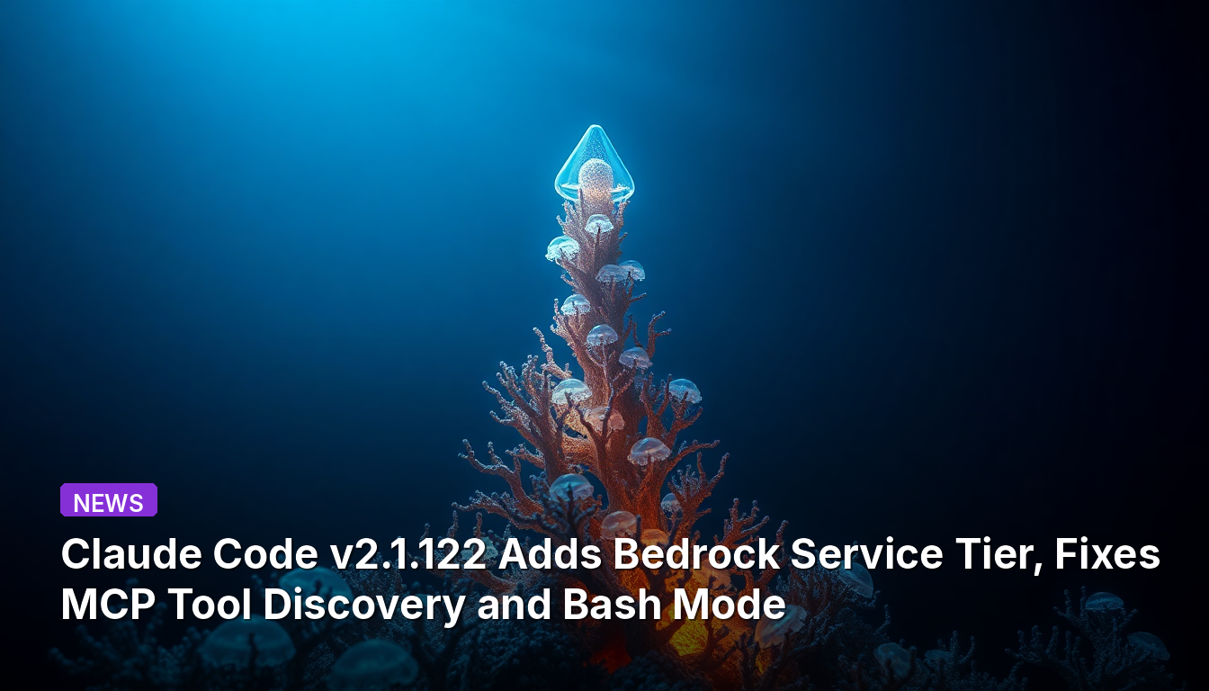Claude Code v2.1.122 fügt Bedrock Service Tier hinzu, behebt MCP-Tool-Erkennung und Bash-Modus