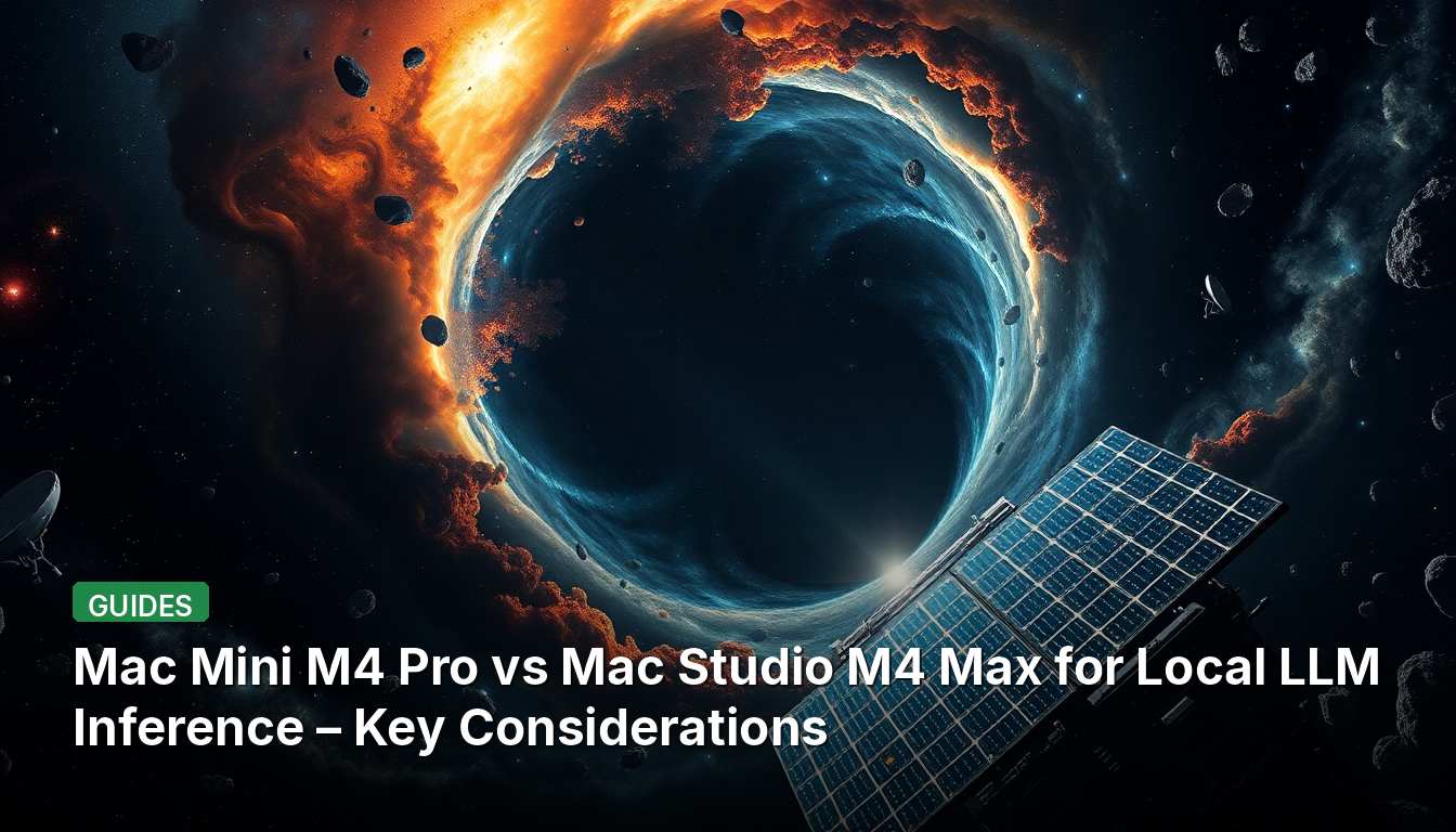 Consideraciones clave: Mac Mini M4 Pro vs Mac Studio M4 Max para inferencia local de LLM