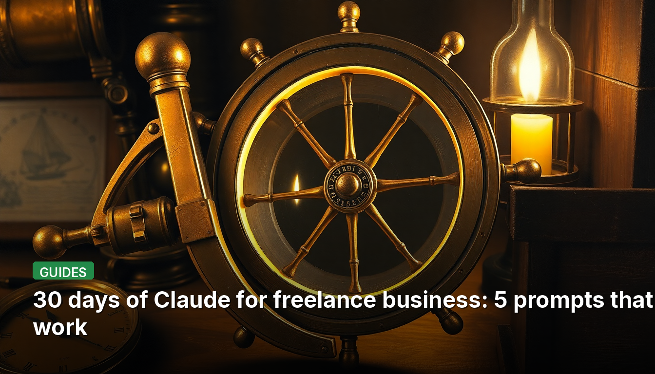 30 dias de Claude para negócios freelance: 5 prompts que funcionam
