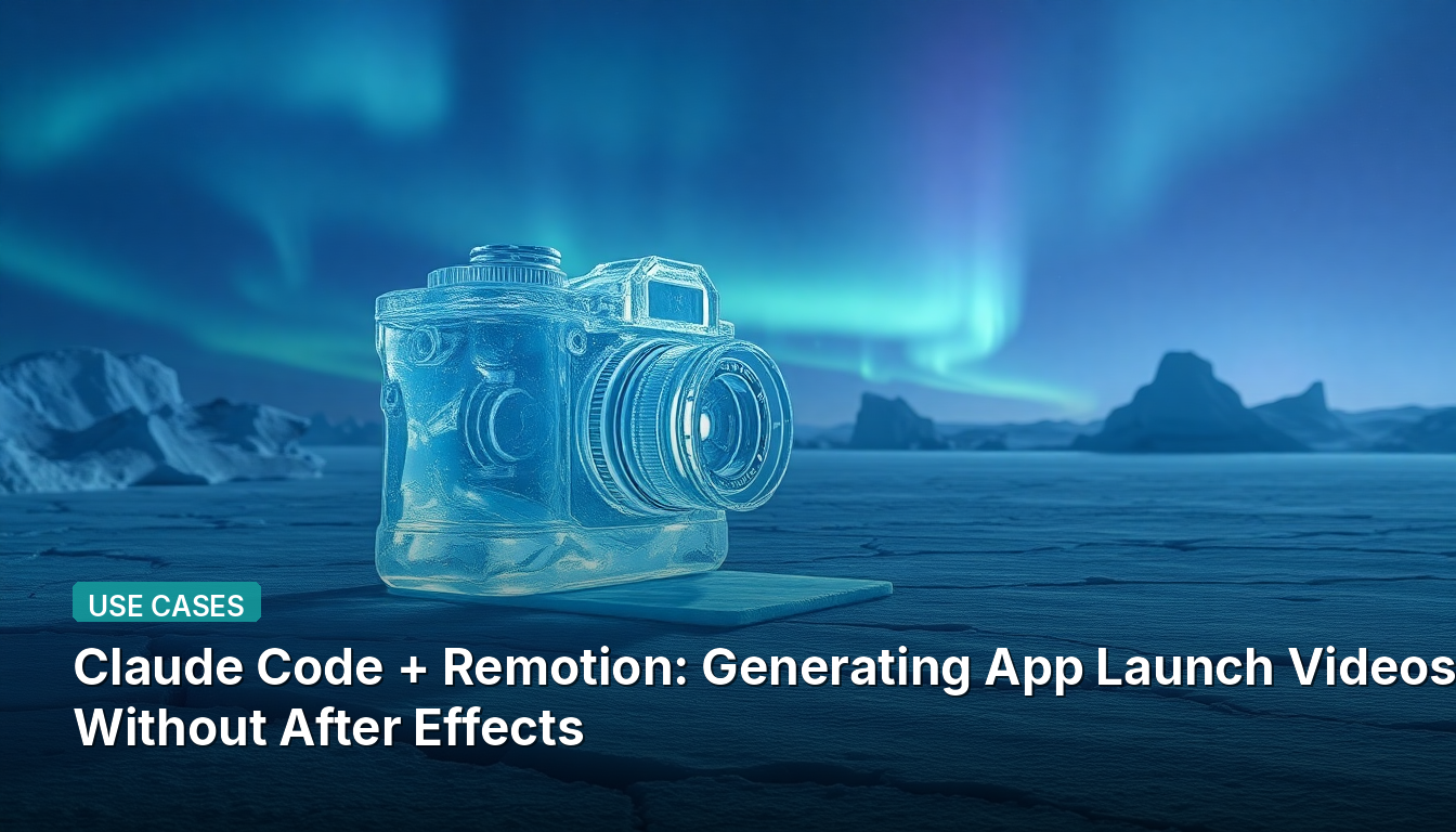 Claude Code + Remotion: Generating App Launch Videos Without After Effects