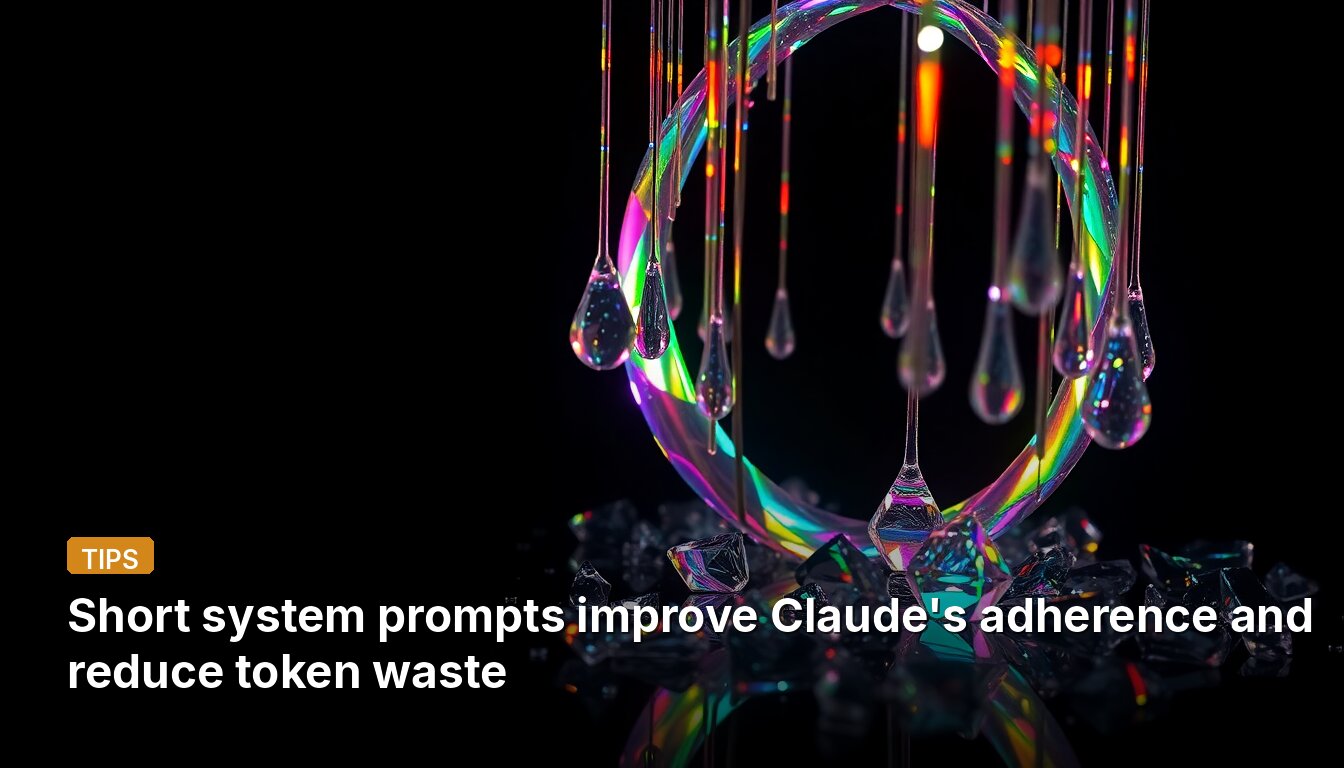 Los mensajes cortos del sistema mejoran la adherencia de Claude y reducen el desperdicio de tokens