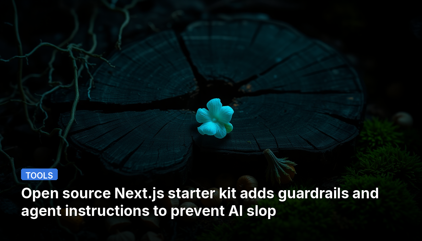 Open source Next.js starter kit adds guardrails and agent instructions to prevent AI slop