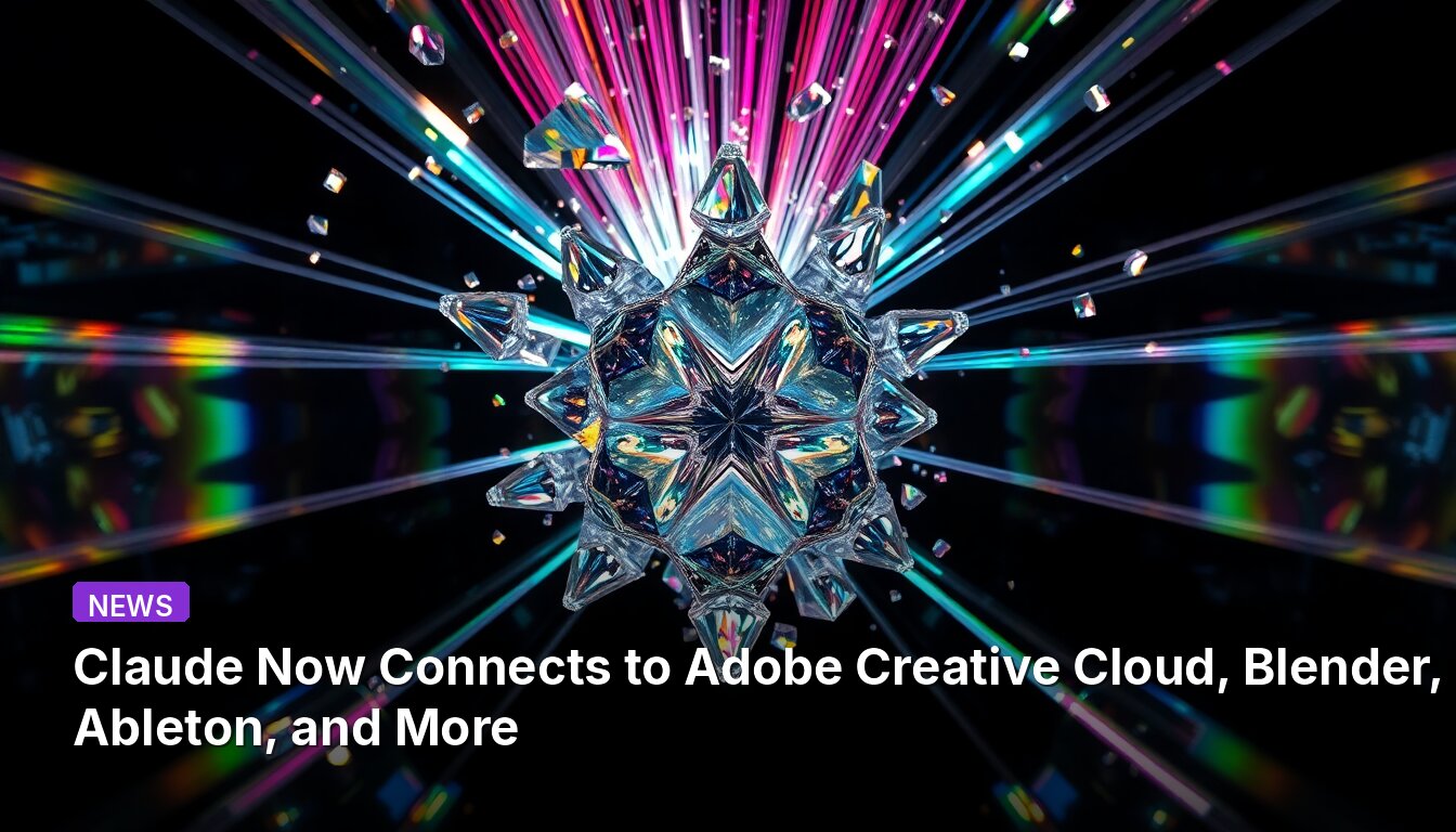 Claude теперь подключается к Adobe Creative Cloud, Blender, Ableton и другим