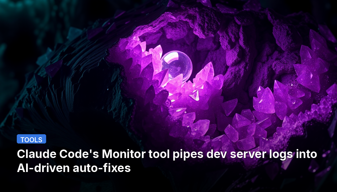 L'outil Monitor de Claude Code achemine les logs du serveur de développement vers des corrections automatiques pilotées par l'IA