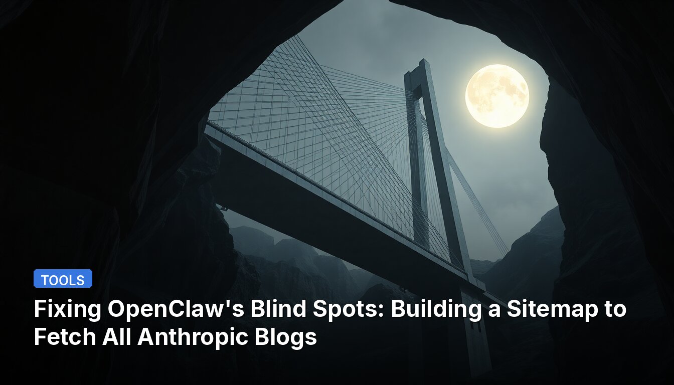 Fixing OpenClaw's Blind Spots: Building a Sitemap to Fetch All Anthropic Blogs