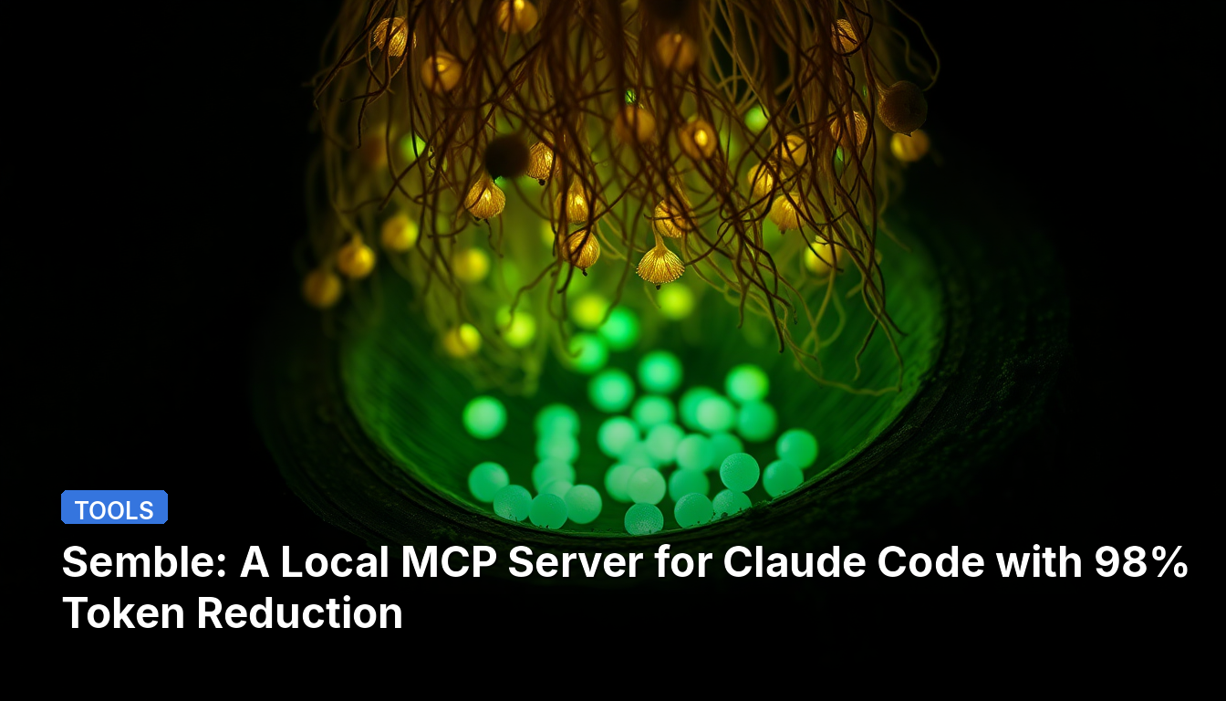 French: Serveur MCP Local pour Claude Code avec Réduction de 98% des Tokens