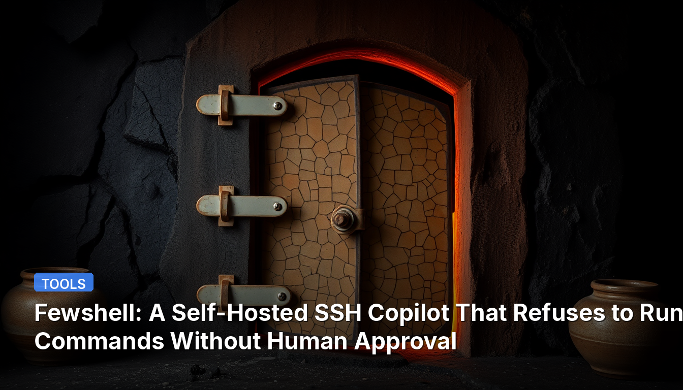 Fewshell: Um Copiloto SSH Auto-hospedado que Recusa Executar Comandos sem Aprovação Humana