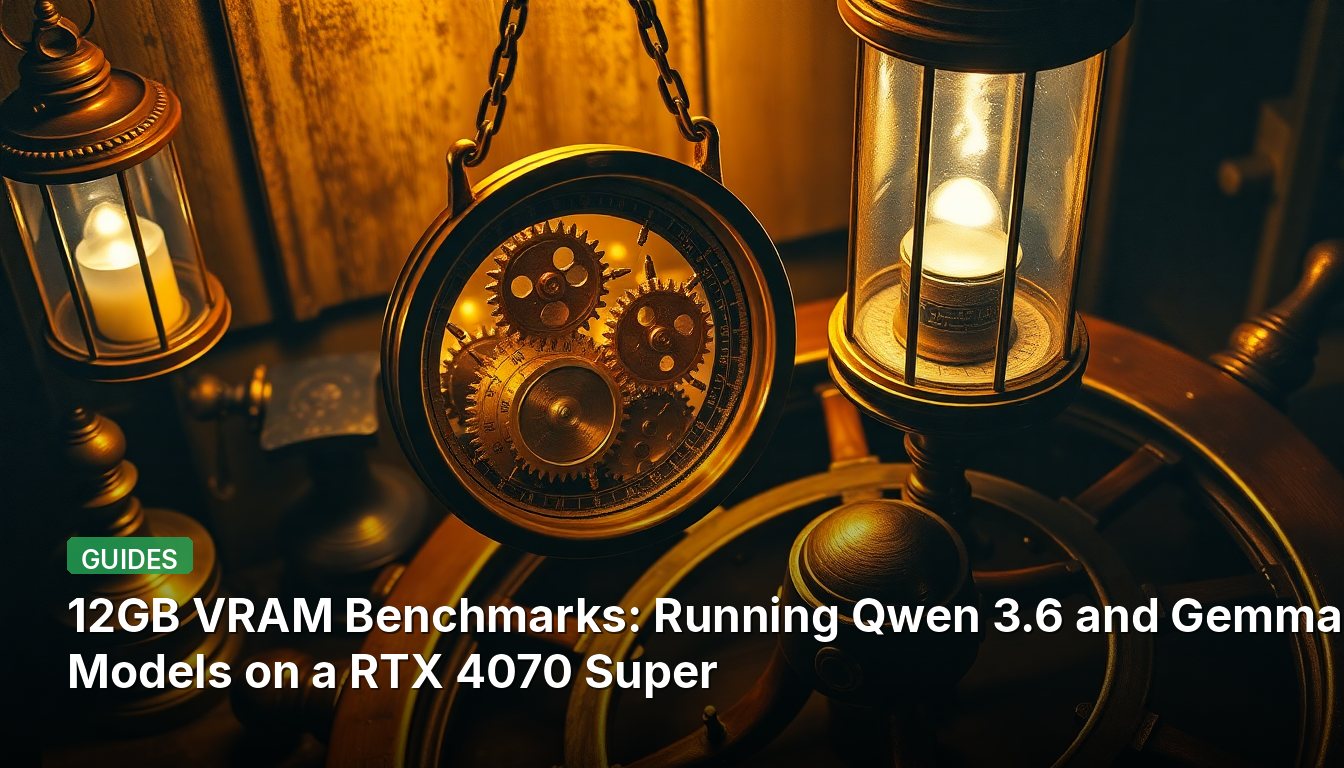 Benchmarks de 12GB VRAM: Executando Modelos Qwen 3.6 e Gemma 4 em uma RTX 4070 Super