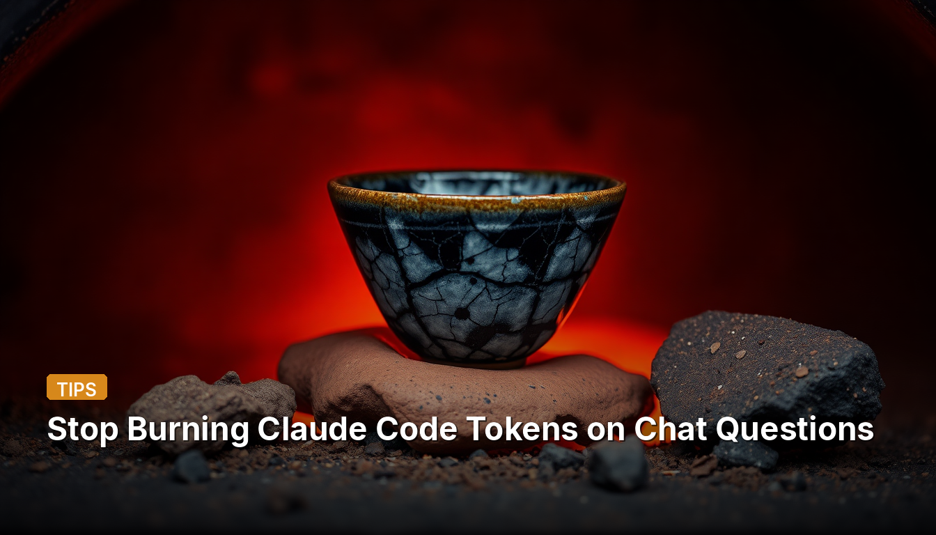 Claude Code 토큰을 채팅 질문에 낭비하지 마세요