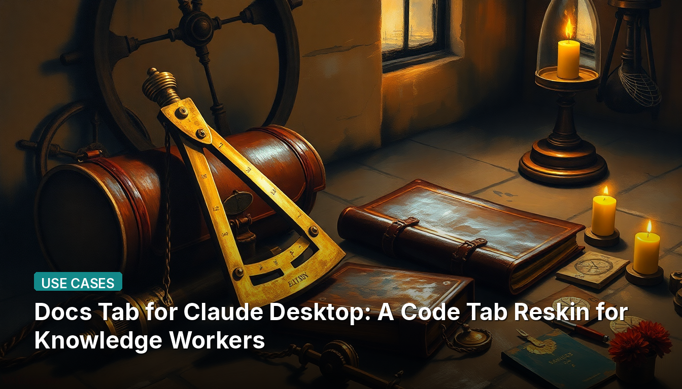Aba de Documentos para Claude Desktop: Uma Reformulação da Aba de Código para Trabalhadores do Conhecimento