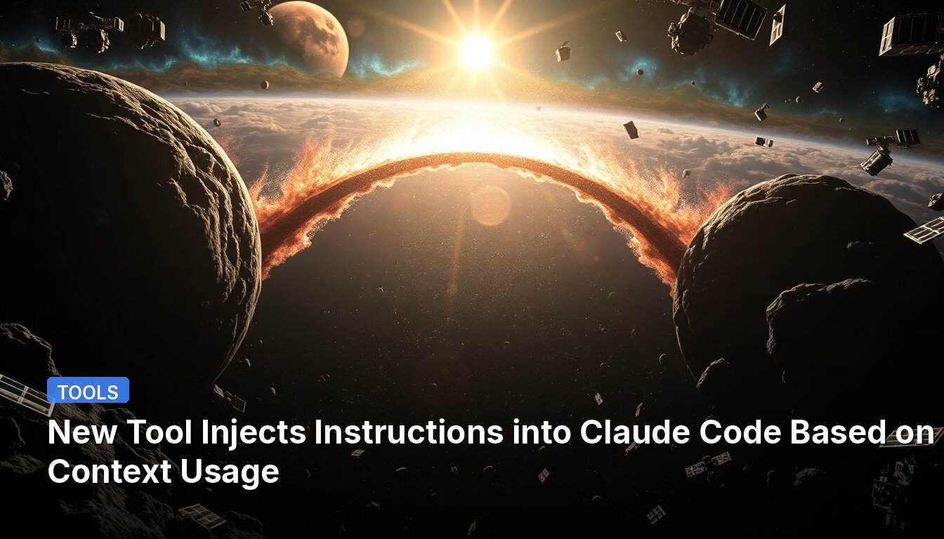 Nueva herramienta inyecta instrucciones en Claude Code basadas en uso de contexto