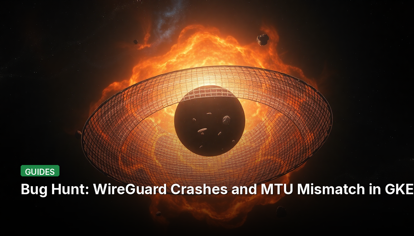 Chasse aux bugs : plantages de WireGuard et inadéquation MTU dans GKE