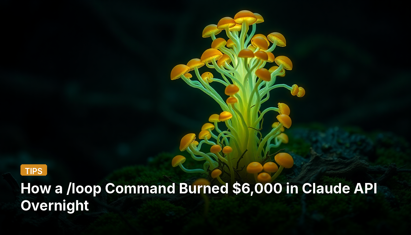 /loop 명령어로 하룻밤 사이에 Claude API 6,000달러가 소진된 방법