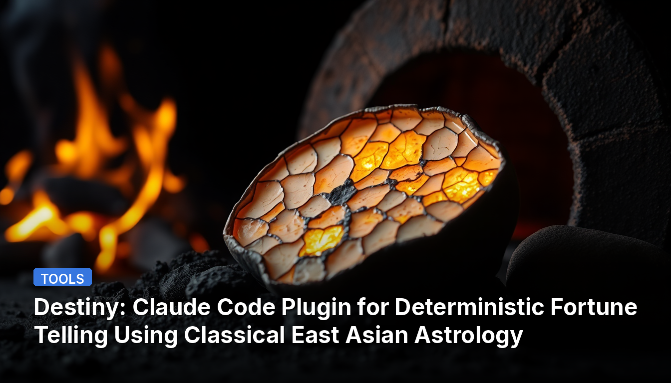 Destiny: Claude Code Plugin for Deterministic Fortune Telling Using Classical East Asian Astrology