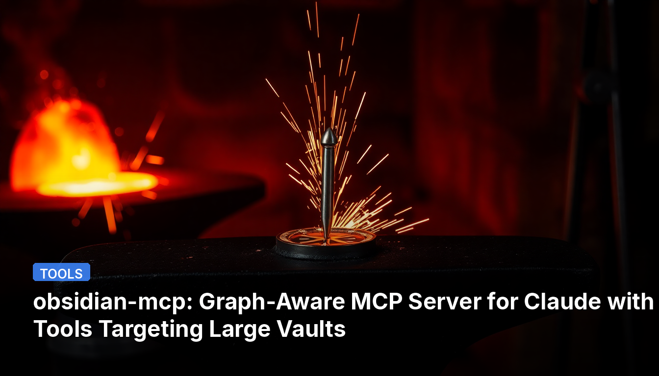 obsidian-mcp:大規模ボルトを対象とした25のツールを備えたClaude向けグラフ認識MCPサーバー