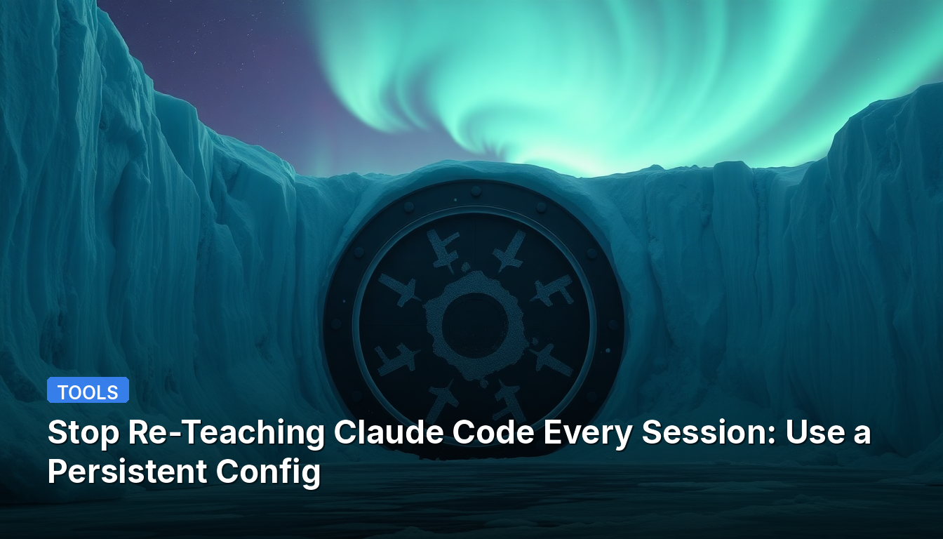Arrêtez de réapprendre à Claude Code chaque session : utilisez une configuration persistante