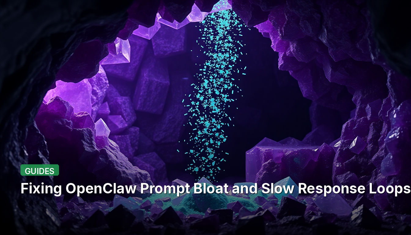 Fixing OpenClaw Prompt Bloat and Slow Response Loops
